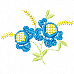 Flowers And Tree Embroidery Design 5 Flowers And Tree Embroidery Design 5